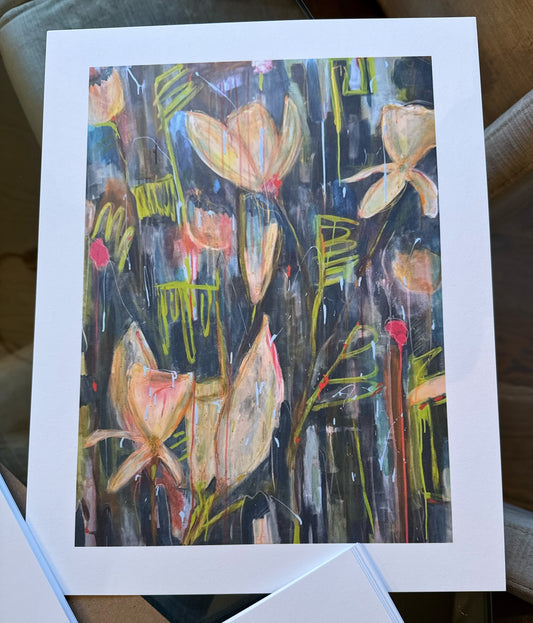 First Bloom Art Print