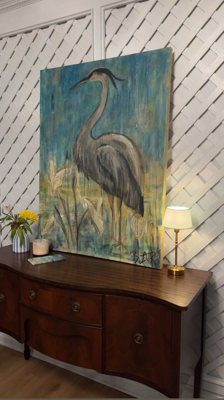 Side Eye Heron