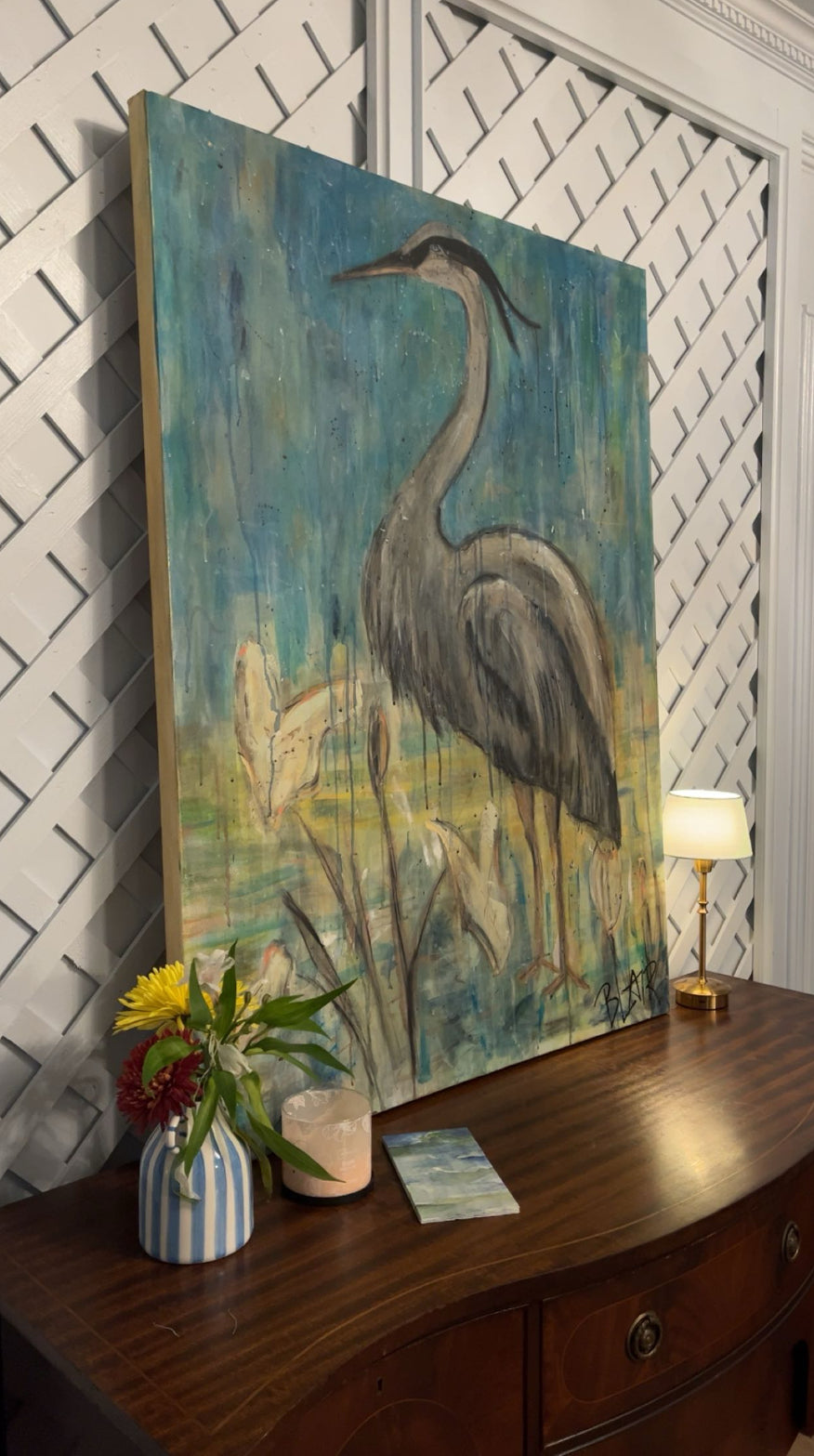 Side Eye Heron
