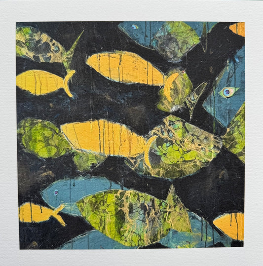 Golden Eye Art Print