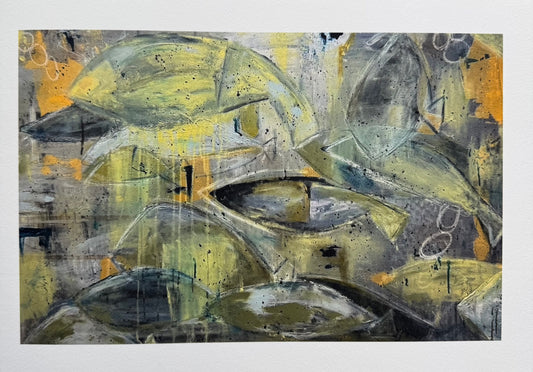 Upstream Art Print